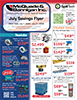 July Savings Flyer